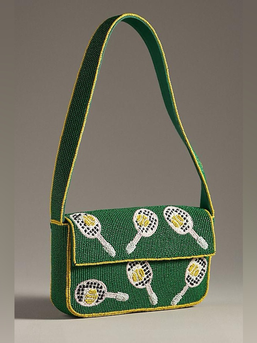 Anthropologie The Fiona Beaded Bag: Icon Edition Tennis